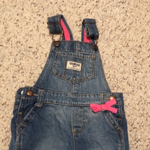 OshKosh Fleece Lined Denim Overalls - Picture 3 of 8